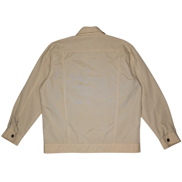 Kenneth Cole Jacket Utility Windbreaker Nylon Men Size S/P/P Beige - Picture 11 of 13